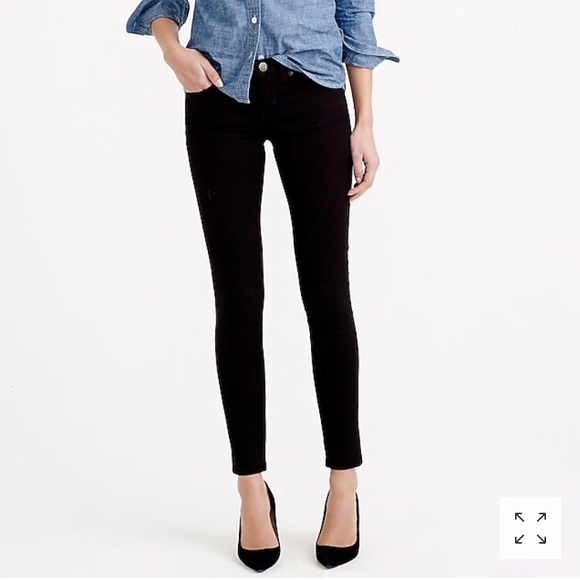 J. Crew Denim - J. Crew Toothpick Jeans in Black Skinny Size 26